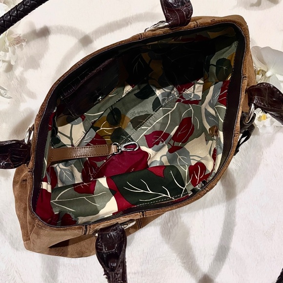 ✨🤎✨ BRIGHTON Leather Suede Handbag ✨🤎✨ - Picture 5 of 13